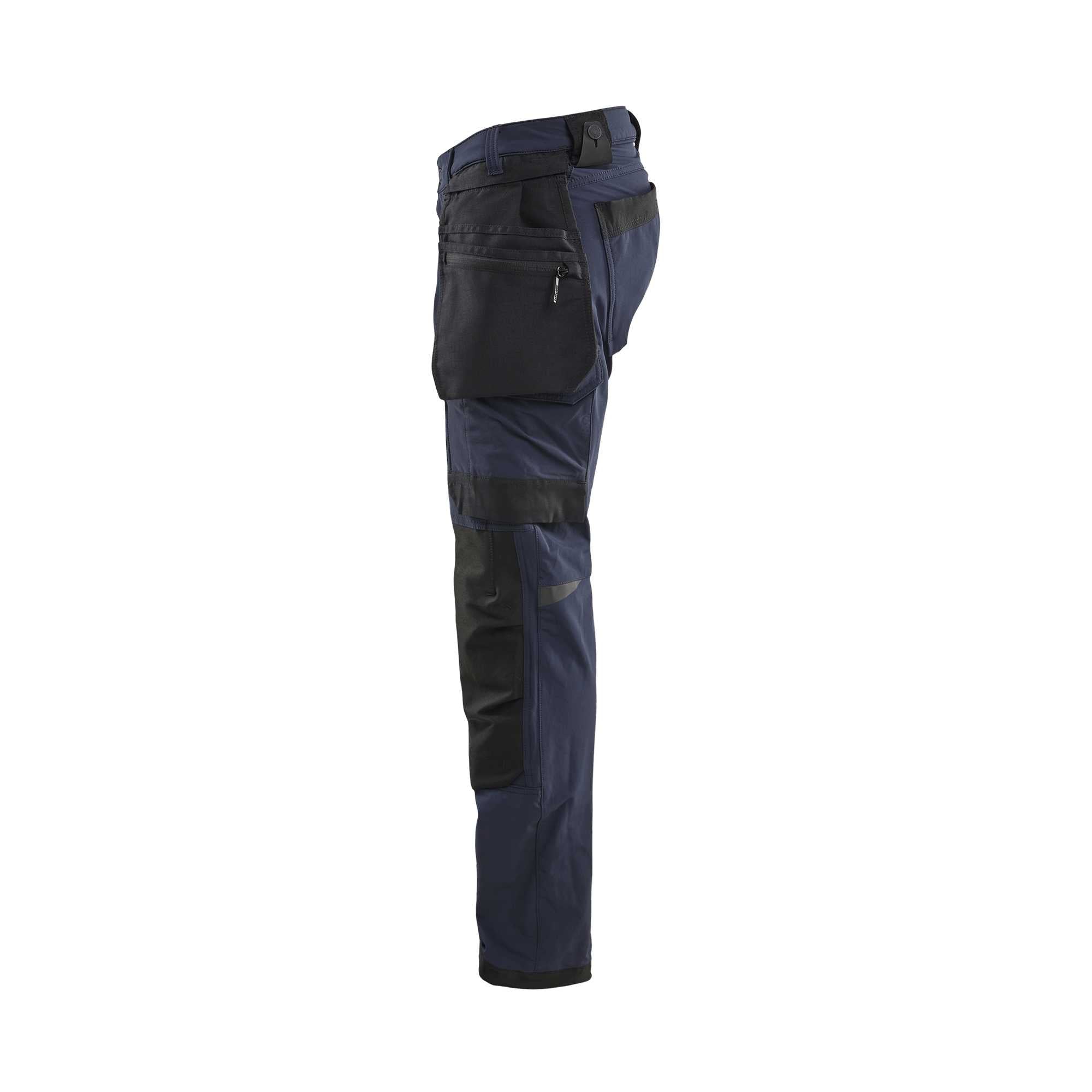 BLAKLADER 17201645 Craftsman trousers 4 way Stretch Work Trousers Men - double weave
